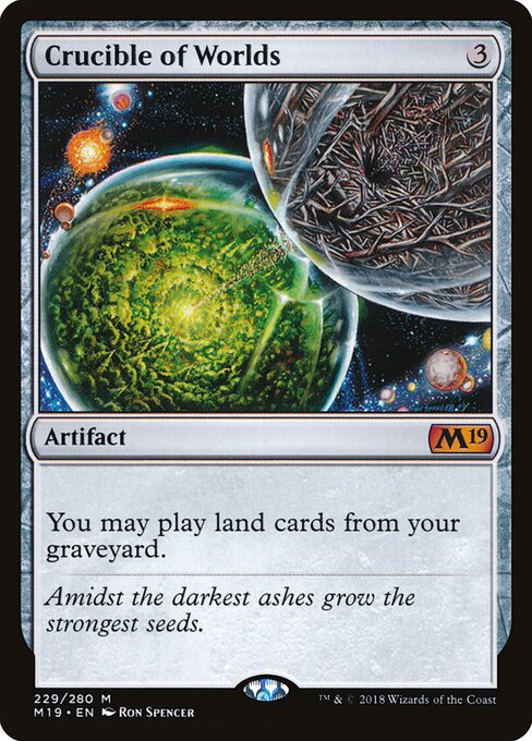 Crucible of Worlds card art