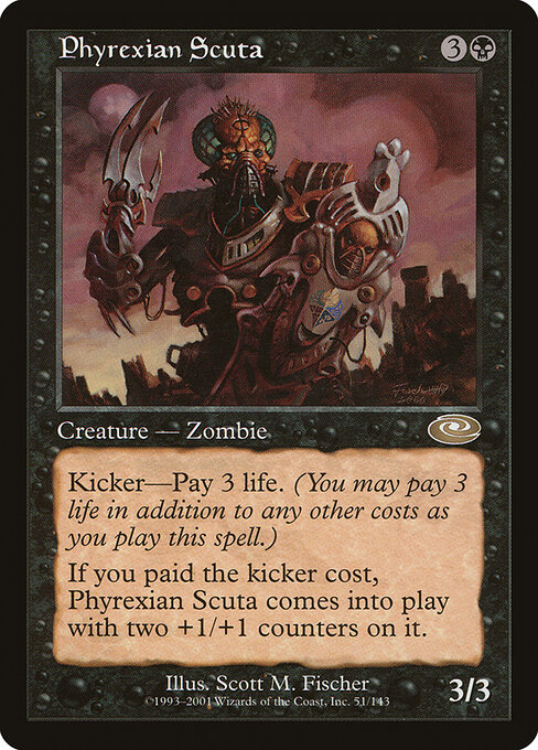 Phyrexian Scuta card art