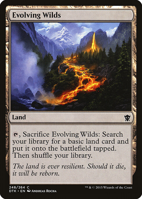 Evolving Wilds card art