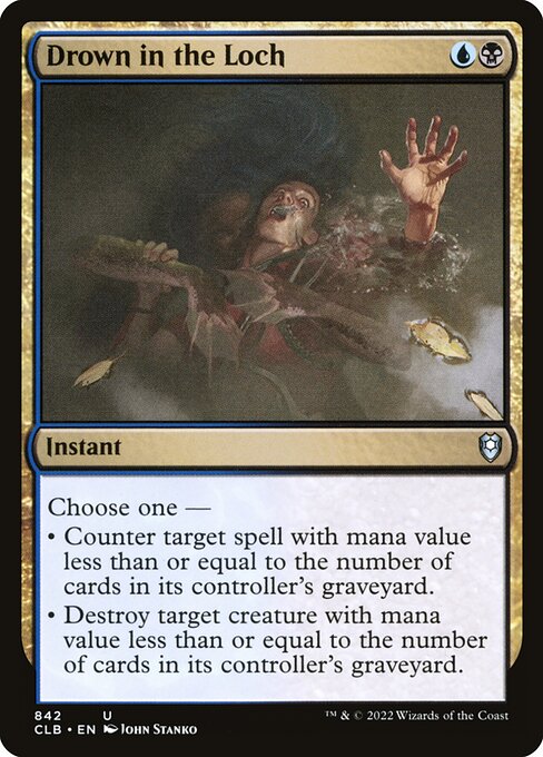 Drown in the Loch card art