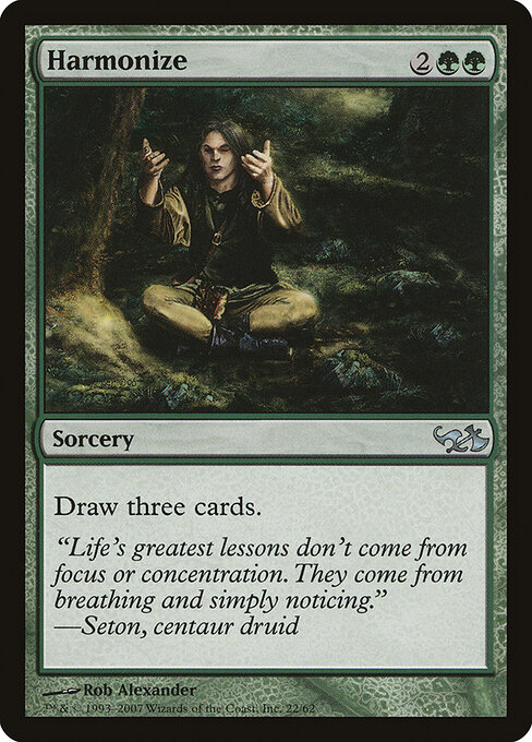 Harmonize card art