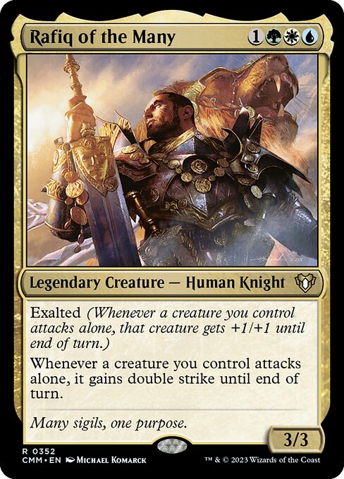 Rafiq of the Many card art