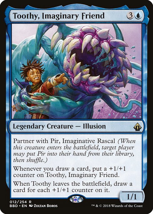 Toothy, Imaginary Friend card art