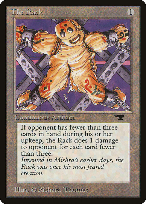 The Rack card art