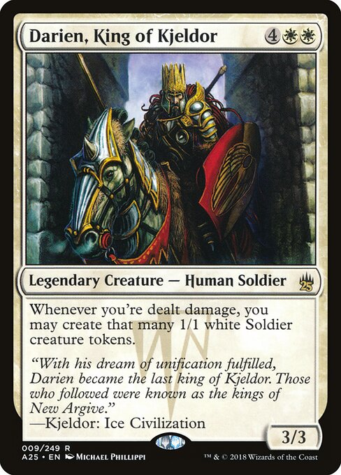 Darien, King of Kjeldor card art