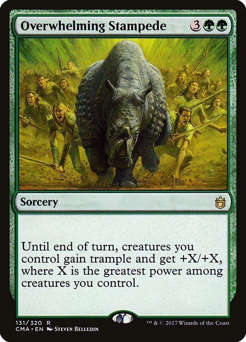 Overwhelming Stampede card art