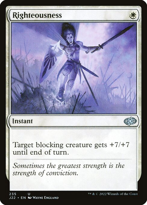 Righteousness card art