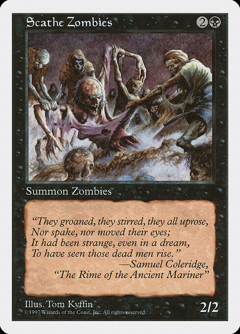 Scathe Zombies card art