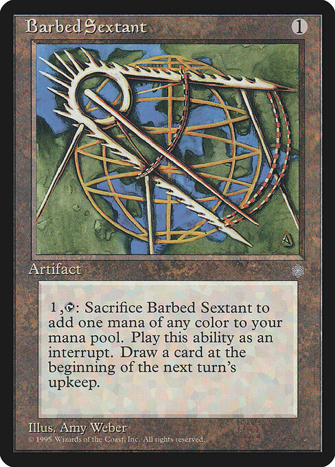 Barbed Sextant card art