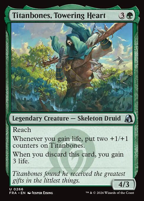 Titanbones, Towering Heart card art