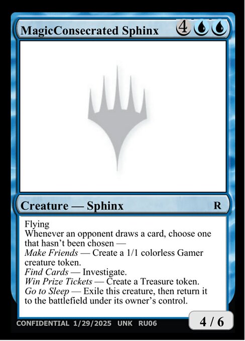 MagicConsecrated Sphinx card art