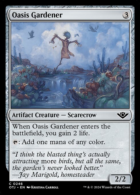 Oasis Gardener card art