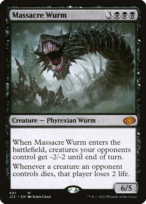Massacre Wurm card art