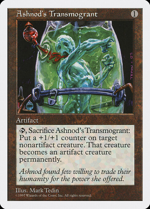 Ashnod's Transmogrant card art