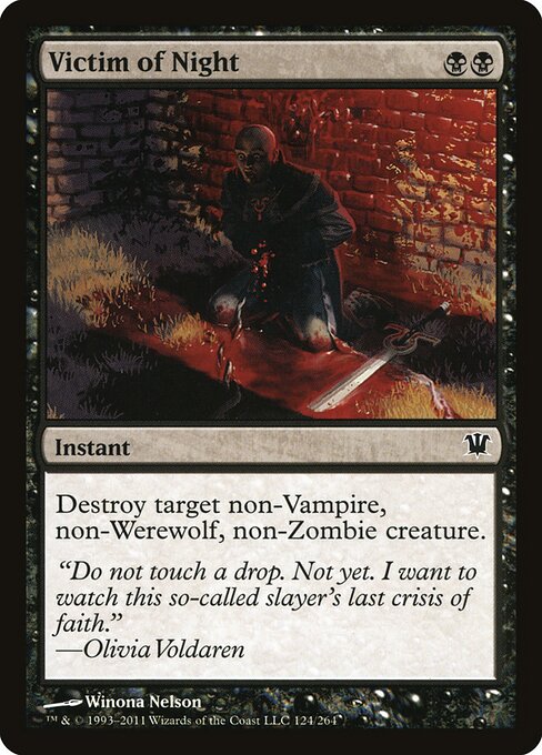 Victim of Night card art