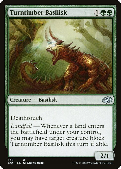 Turntimber Basilisk card art