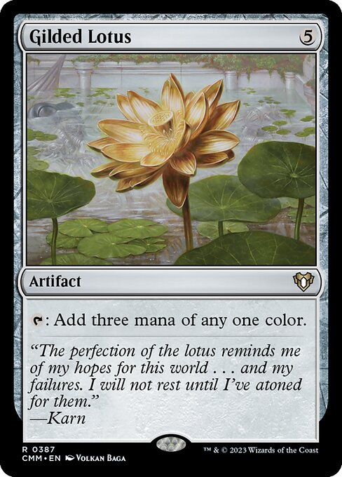 Gilded Lotus card art