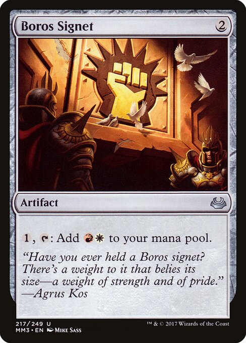 Boros Signet card art