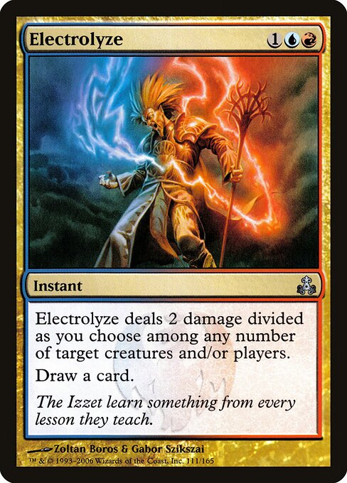 Electrolyze card art