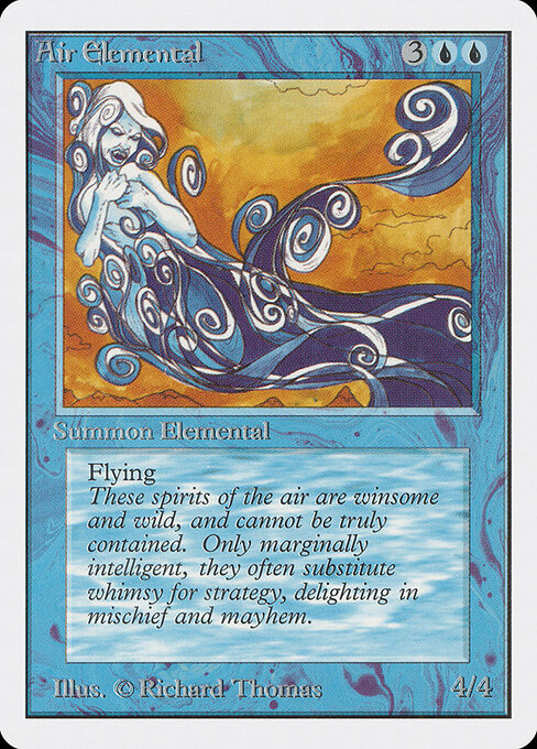 Air Elemental card art