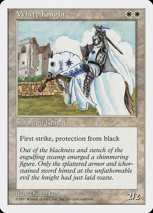 White Knight card art