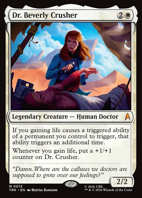 Dr. Beverly Crusher card art