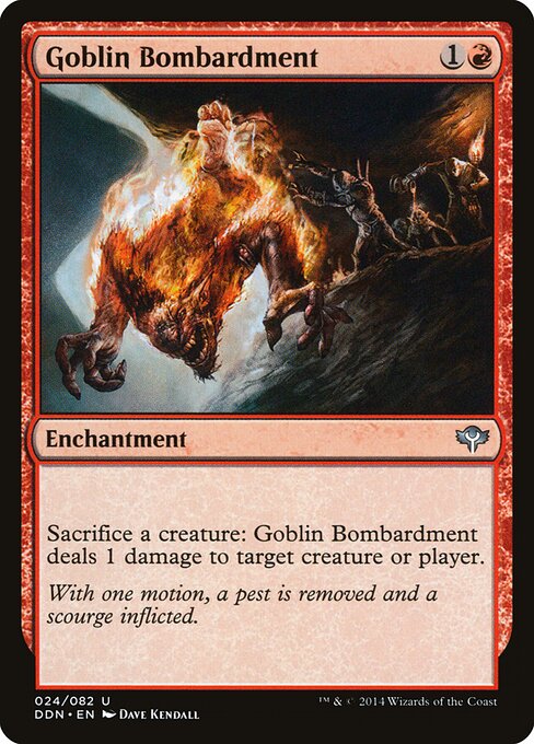 Goblin Bombardment card art