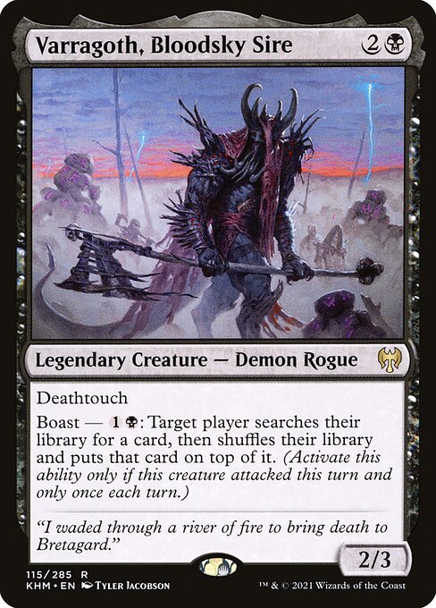 Varragoth, Bloodsky Sire card art