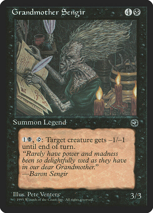 Grandmother Sengir card art