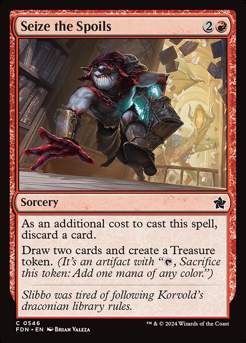 Seize the Spoils card art