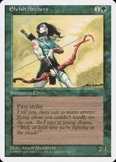 Elvish Archers card art