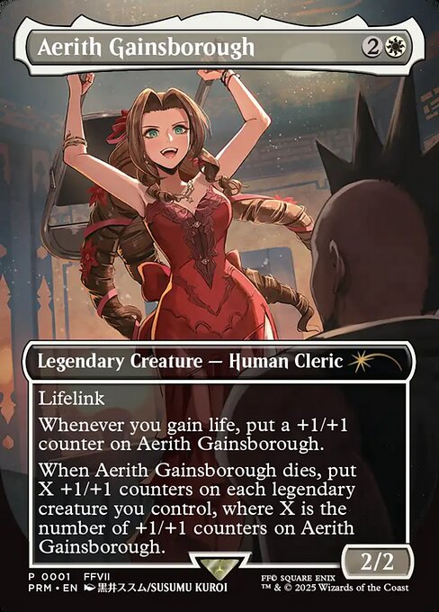 Aerith Gainsborough card art