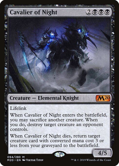 Cavalier of Night card art