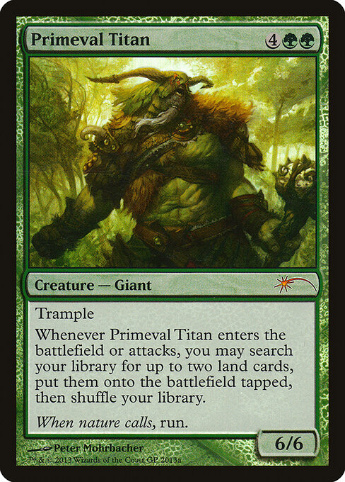 Primeval Titan card art