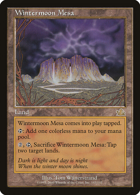 Wintermoon Mesa card art