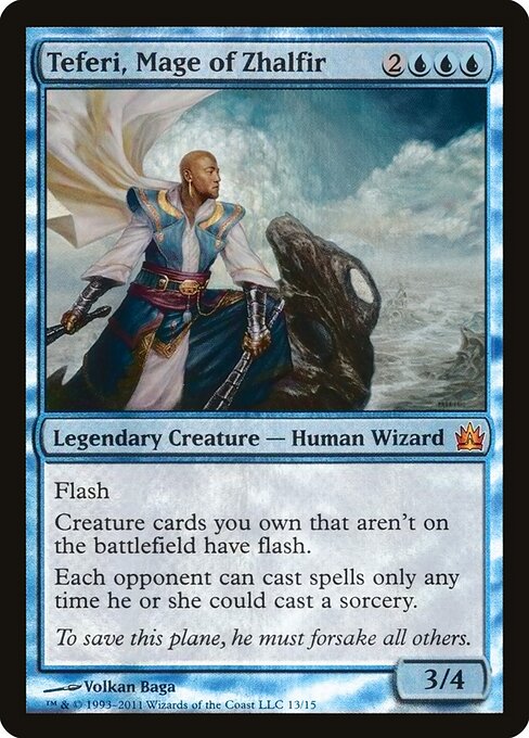 Teferi, Mage of Zhalfir card art
