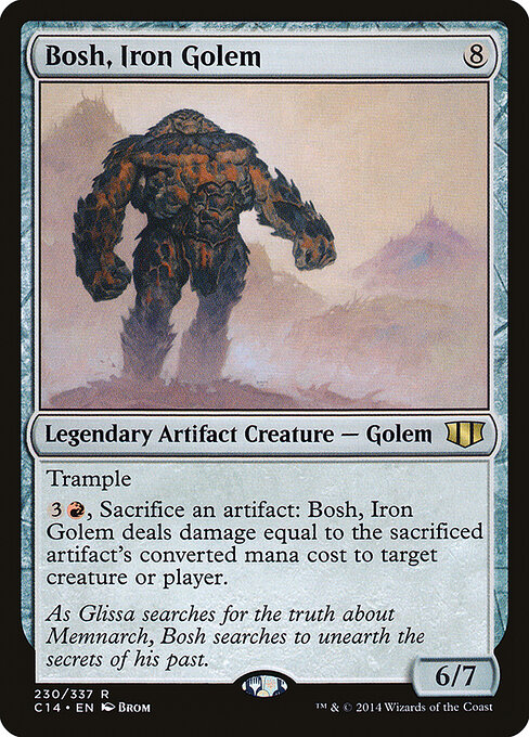 Bosh, Iron Golem card art