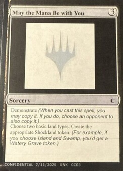 May the Mana Be with You card art