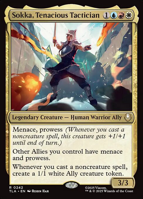 Sokka, Tenacious Tactician card art
