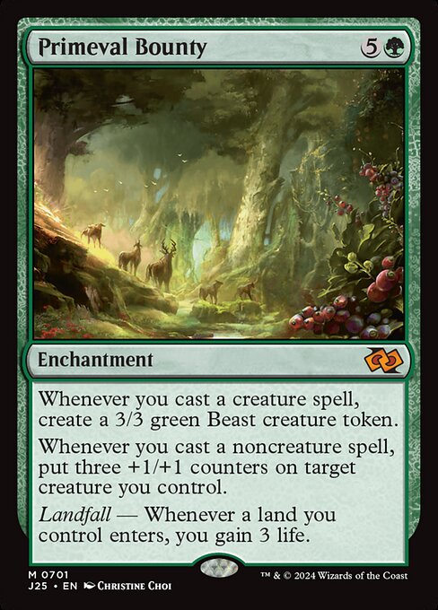 Primeval Bounty card art