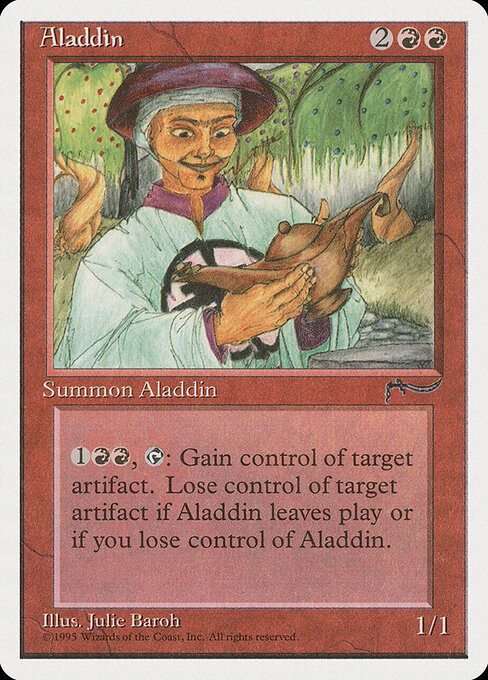 Aladdin card art