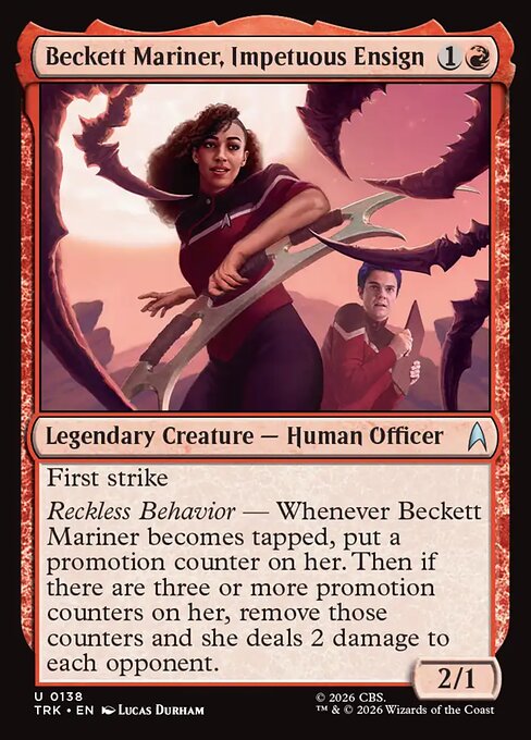 Beckett Mariner, Impetuous Ensign card art