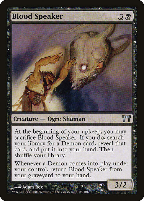 Blood Speaker card art