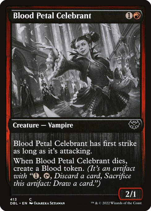 Blood Petal Celebrant card art