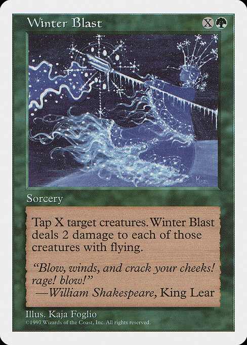 Winter Blast card art