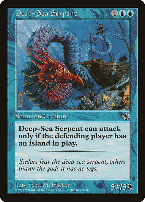 Deep-Sea Serpent card art