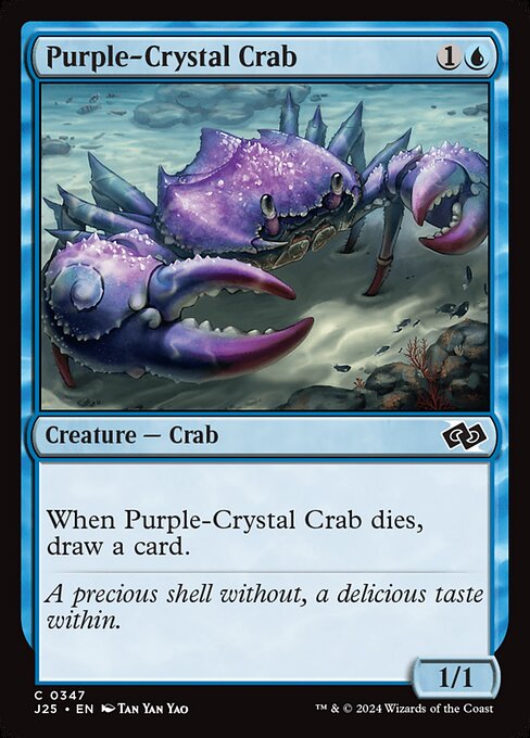 Purple-Crystal Crab card art