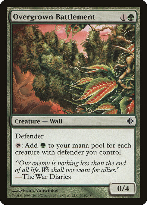 Overgrown Battlement card art