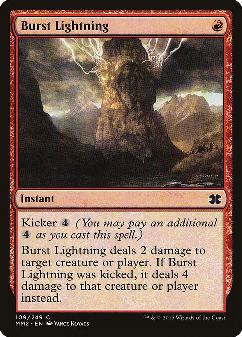 Burst Lightning card art