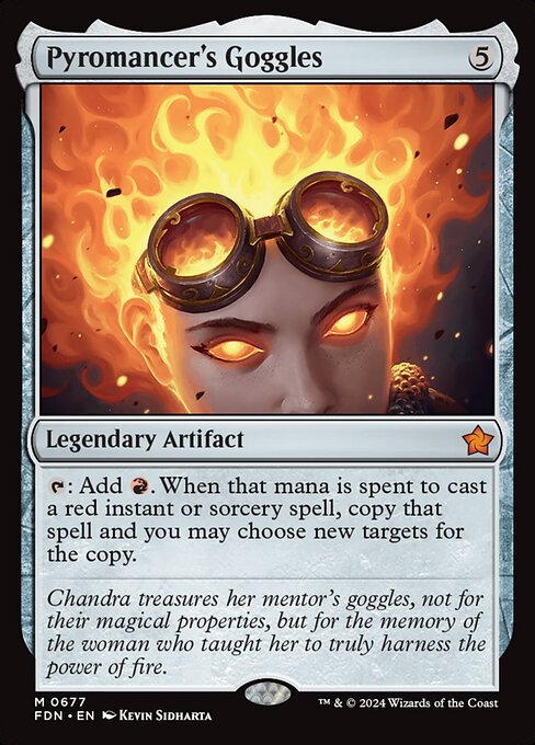 Pyromancer's Goggles card art